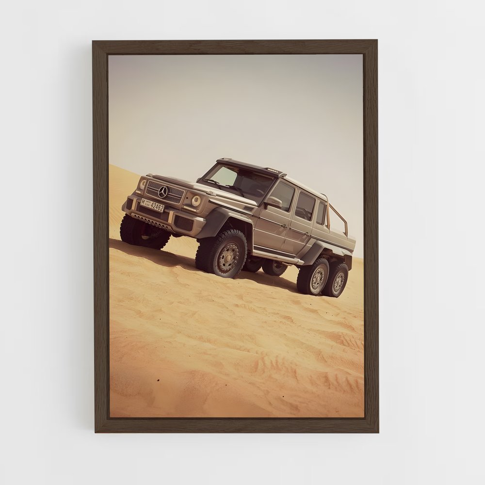 Poster G63 Desert Adventure – affiche Mercedes (vue 5)